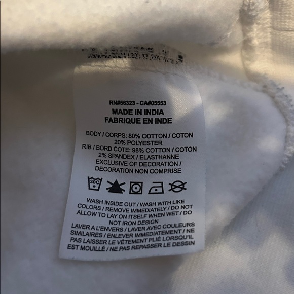 Mens Nike White Embroidered
Sweatshirt Size Medium - Picture 6 of 8